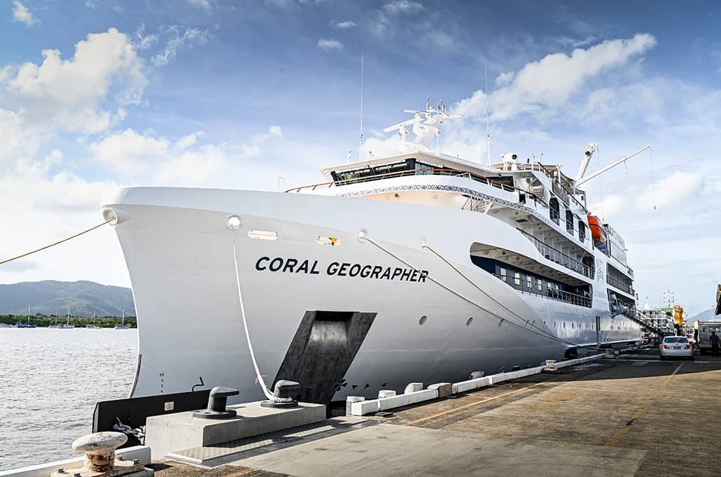 Coral Geographer at Cairns Wharf